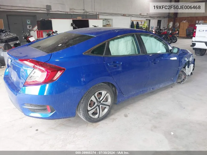 19XFC2F50JE006468 2018 Honda Civic Lx