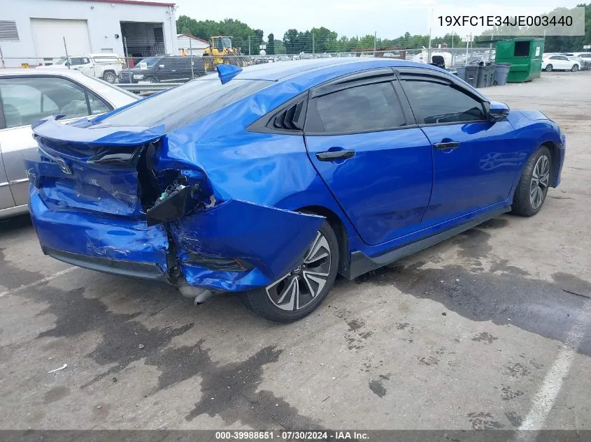 19XFC1E34JE003440 2018 Honda Civic Ex-T