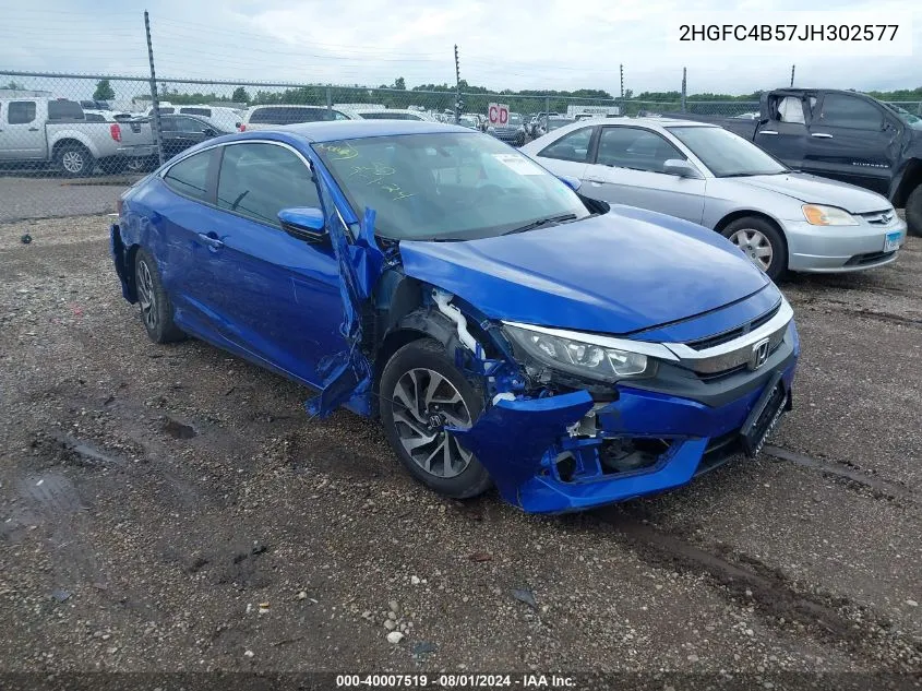 2HGFC4B57JH302577 2018 Honda Civic Lx