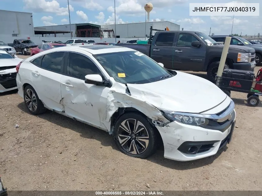 JHMFC1F77JX040319 2018 Honda Civic Ex-L