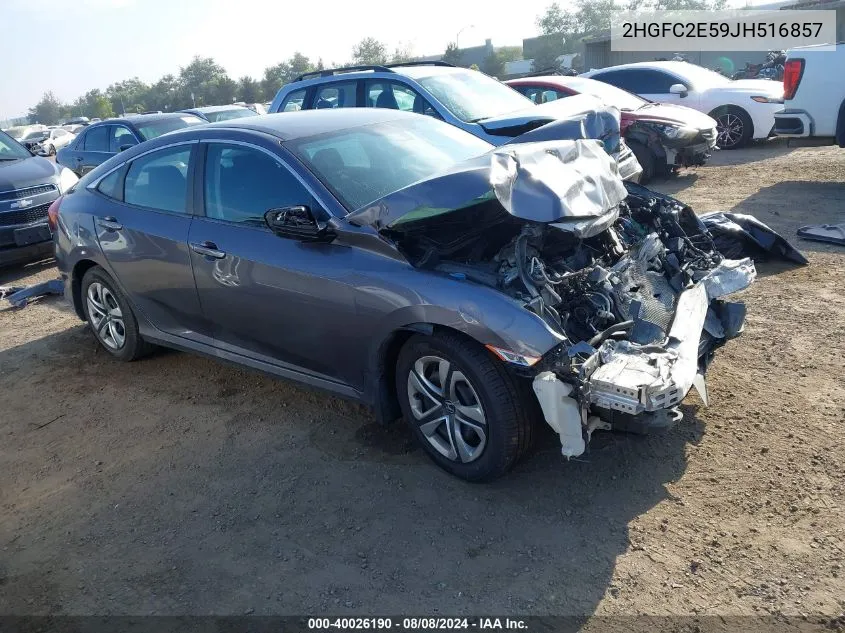 2HGFC2E59JH516857 2018 Honda Civic Lx