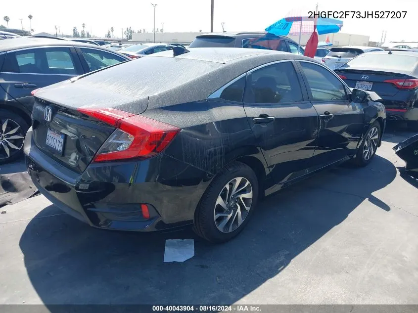 2HGFC2F73JH527207 2018 Honda Civic Ex