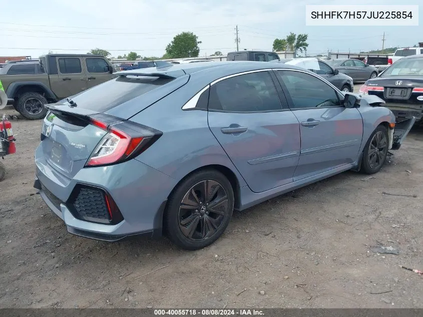 2018 Honda Civic Ex VIN: SHHFK7H57JU225854 Lot: 40055718