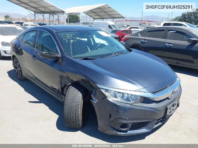 2018 Honda Civic Lx VIN: 2HGFC2F69JH525291 Lot: 40160006