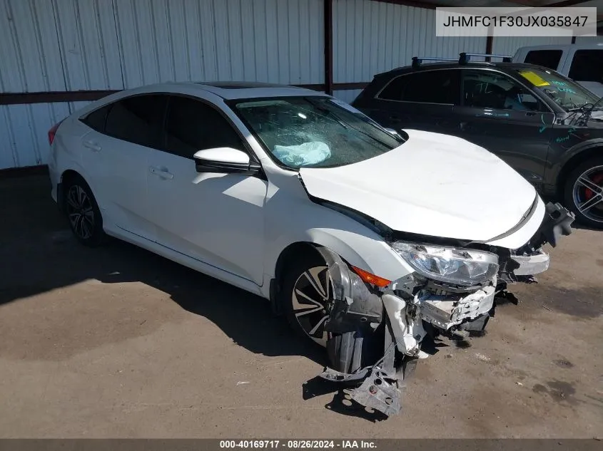 2018 Honda Civic Ex-T VIN: JHMFC1F30JX035847 Lot: 40169717