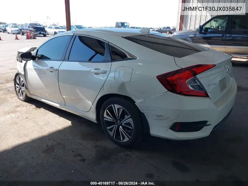 JHMFC1F30JX035847 2018 Honda Civic Ex-T