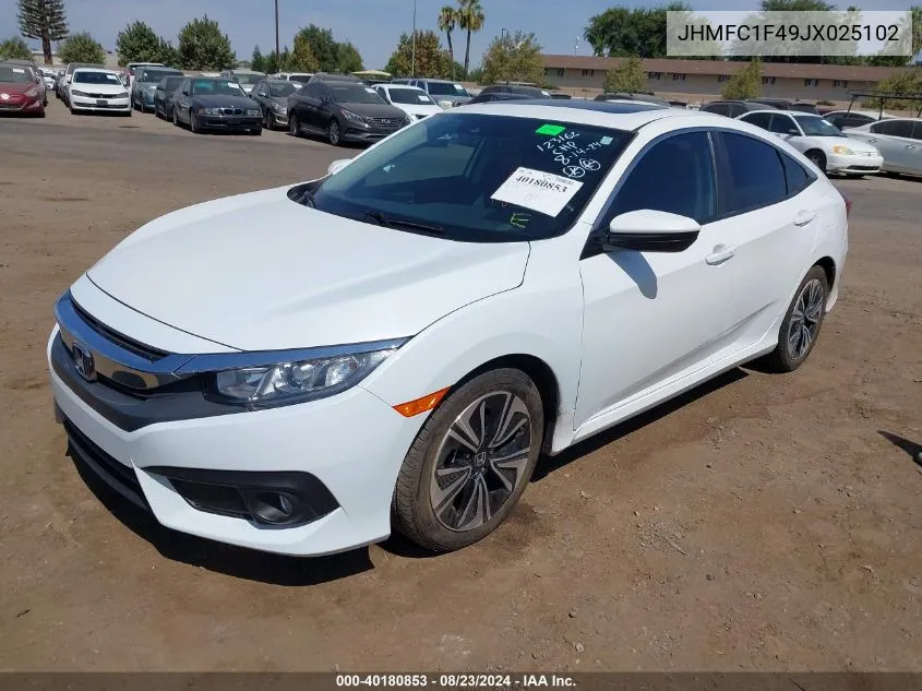 JHMFC1F49JX025102 2018 Honda Civic Ex-T