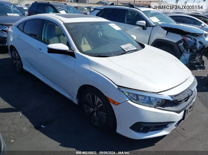 JHMFC1F36JX005154 2018 Honda Civic Ex-T