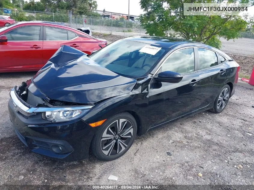 JHMFC1F30JX000984 2018 Honda Civic Ex