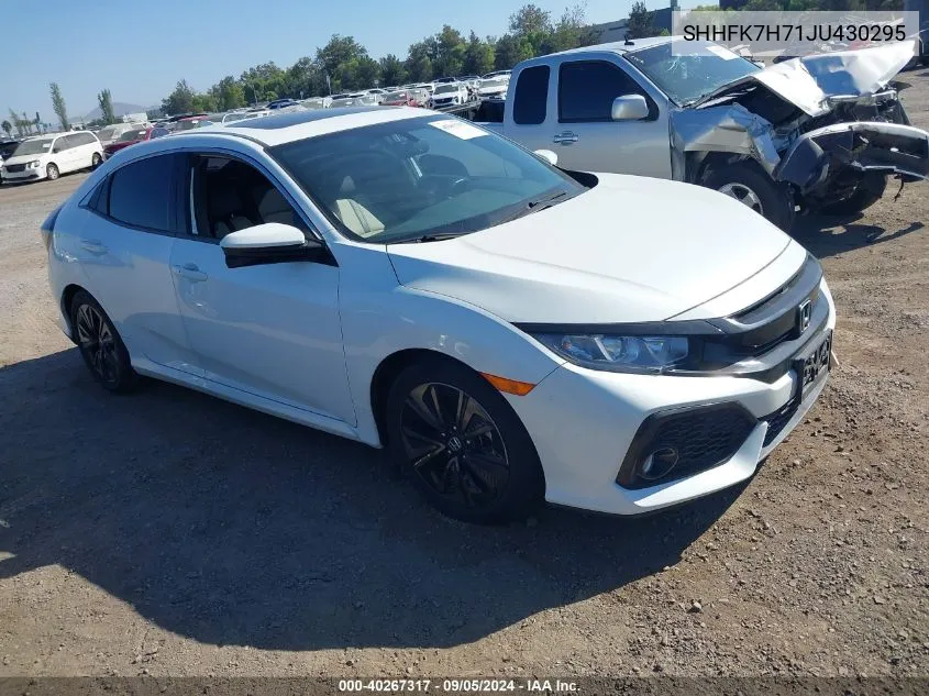 2018 Honda Civic Exl VIN: SHHFK7H71JU430295 Lot: 40267317