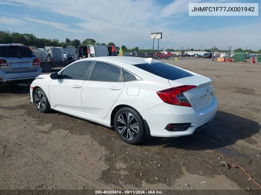 JHMFC1F77JX001942 2018 Honda Civic Exl