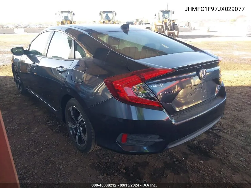 JHMFC1F97JX029077 2018 Honda Civic Touring