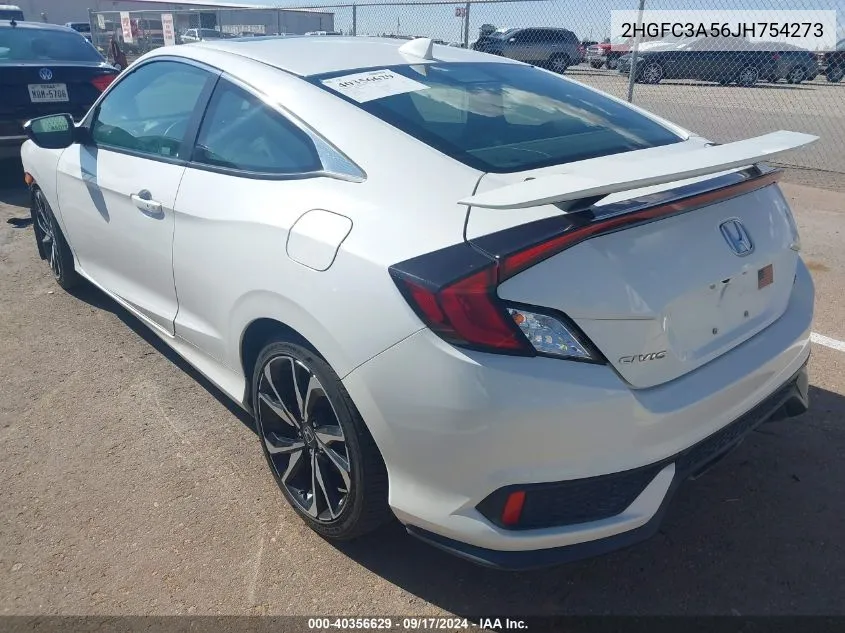 2HGFC3A56JH754273 2018 Honda Civic Si