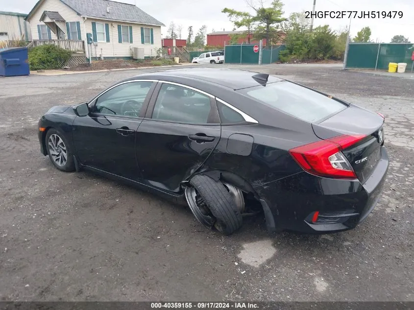 2HGFC2F77JH519479 2018 Honda Civic Ex