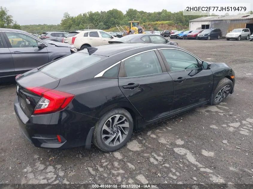 2HGFC2F77JH519479 2018 Honda Civic Ex