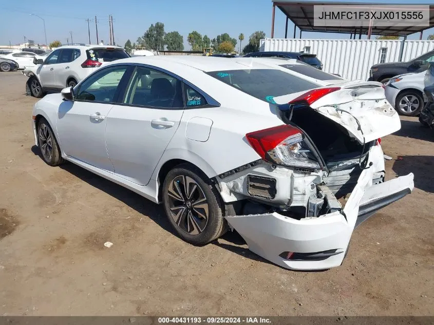 2018 Honda Civic Ex-T VIN: JHMFC1F3XJX015556 Lot: 40431193