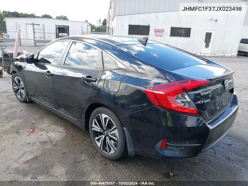 2018 Honda Civic Ex-T VIN: JHMFC1F37JX023498 Lot: 40475057