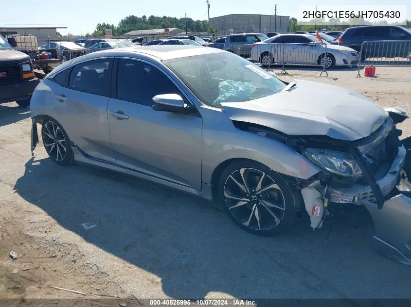 2HGFC1E56JH705430 2018 Honda Civic Si