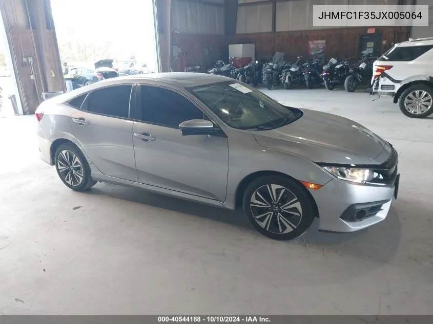 2018 Honda Civic Ex-T VIN: JHMFC1F35JX005064 Lot: 40544188