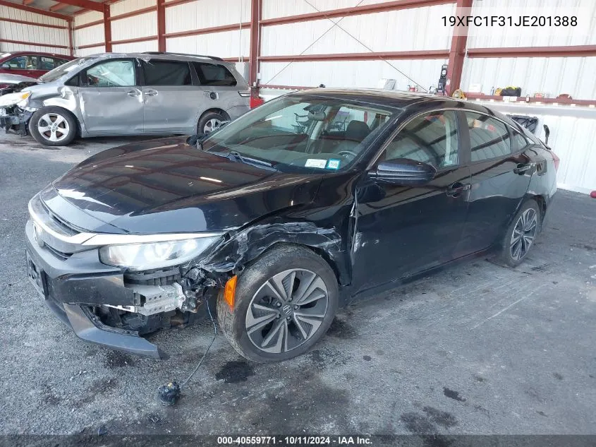 19XFC1F31JE201388 2018 Honda Civic Ex