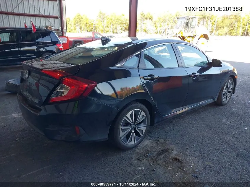 19XFC1F31JE201388 2018 Honda Civic Ex