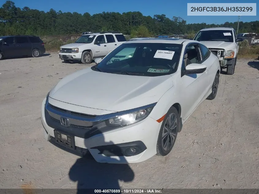 2HGFC3B36JH353299 2018 Honda Civic Ex-T