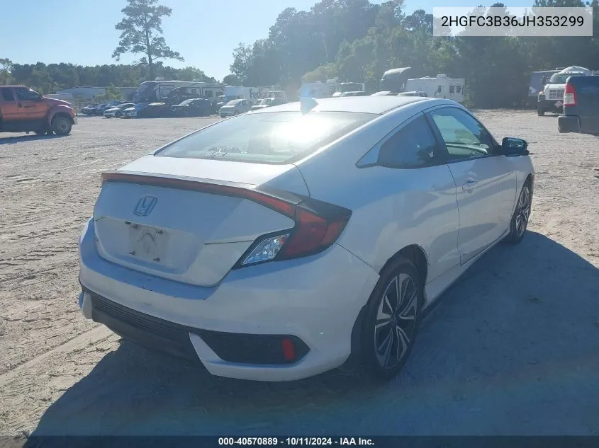 2HGFC3B36JH353299 2018 Honda Civic Ex-T