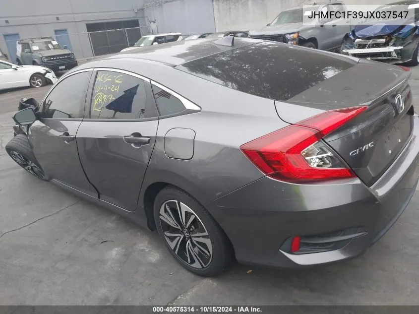 JHMFC1F39JX037547 2018 Honda Civic Ex-T