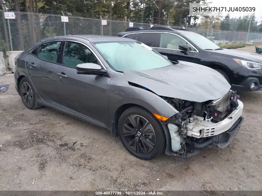 2018 Honda Civic Ex-L VIN: SHHFK7H71JU405039 Lot: 40577799