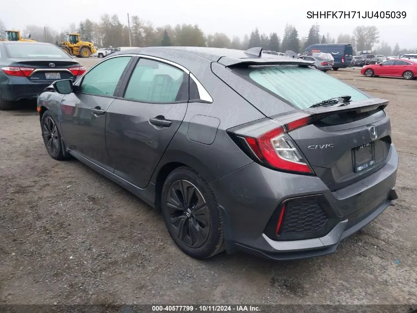 2018 Honda Civic Ex-L VIN: SHHFK7H71JU405039 Lot: 40577799