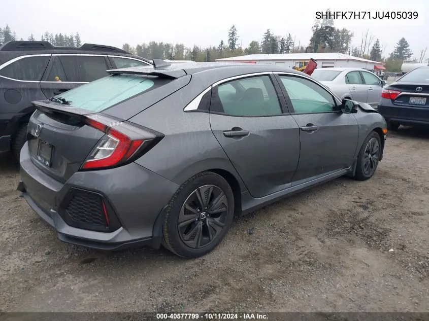 2018 Honda Civic Ex-L VIN: SHHFK7H71JU405039 Lot: 40577799