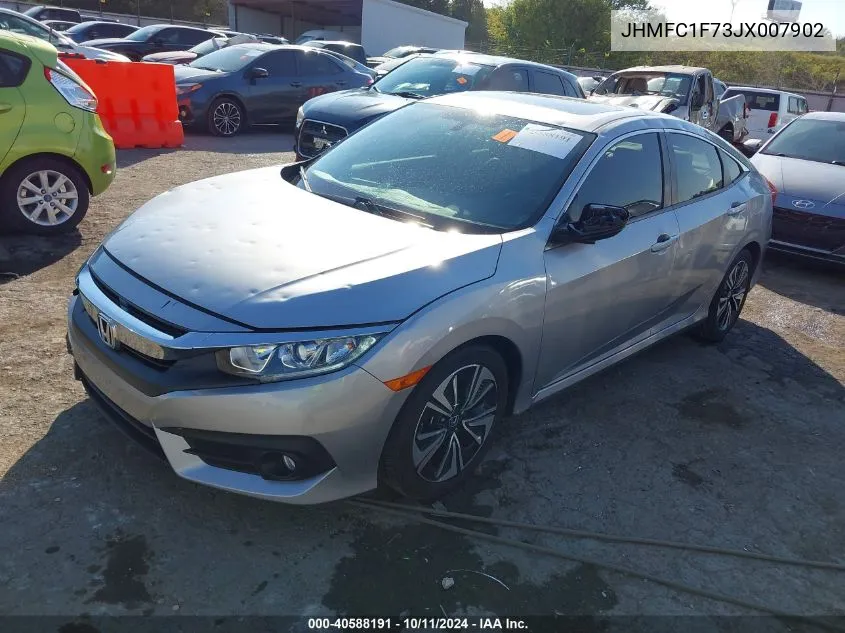 2018 Honda Civic Ex-L VIN: JHMFC1F73JX007902 Lot: 40588191