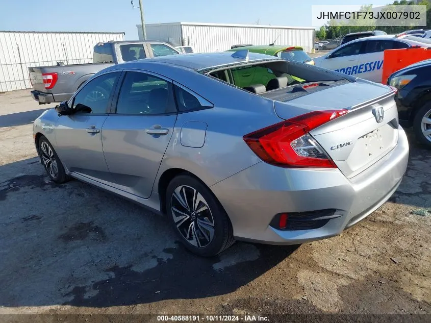 JHMFC1F73JX007902 2018 Honda Civic Ex-L