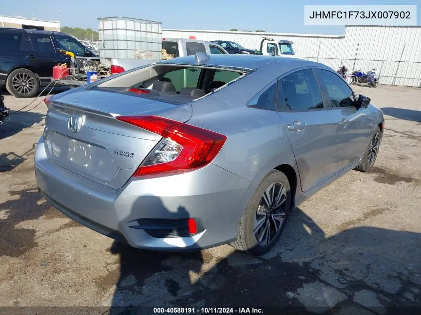 2018 Honda Civic Ex-L VIN: JHMFC1F73JX007902 Lot: 40588191