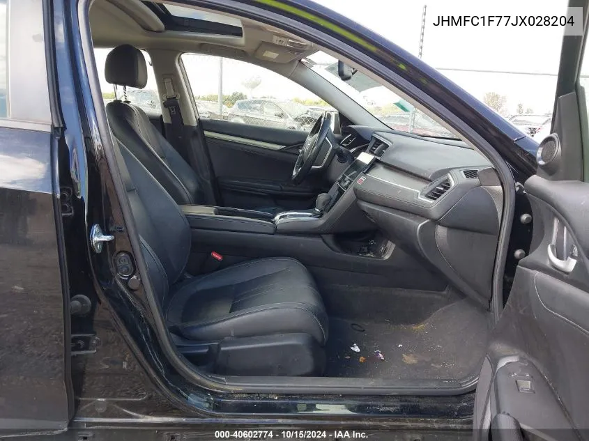 JHMFC1F77JX028204 2018 Honda Civic Ex-L