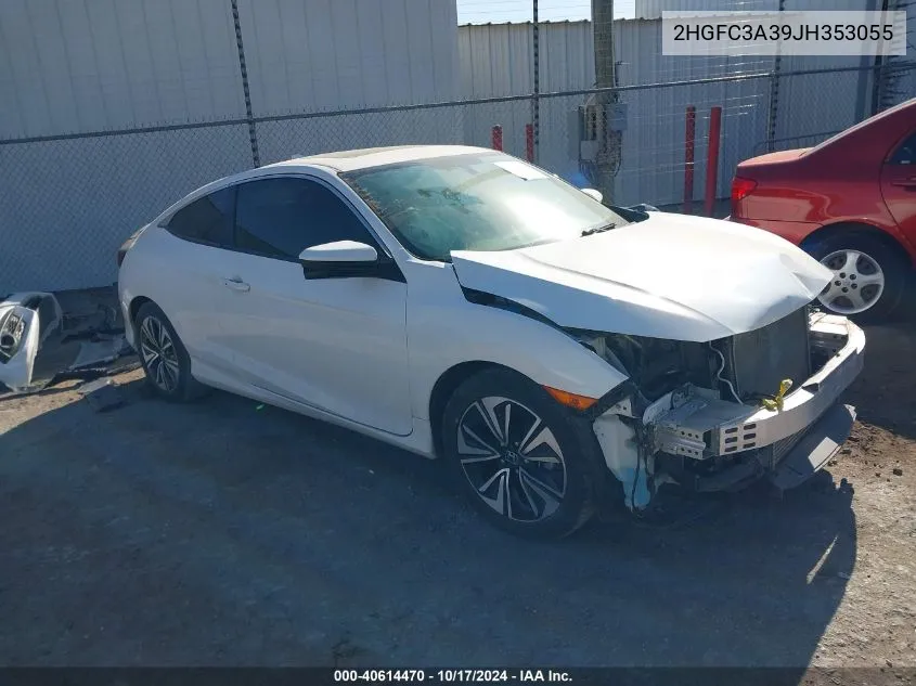 2HGFC3A39JH353055 2018 Honda Civic Ex-T