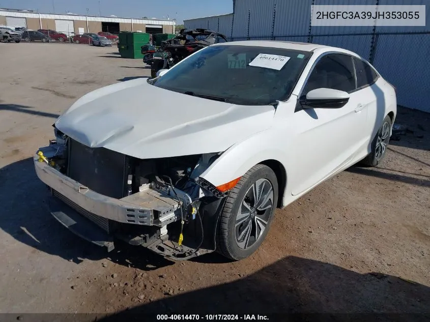 2HGFC3A39JH353055 2018 Honda Civic Ex-T