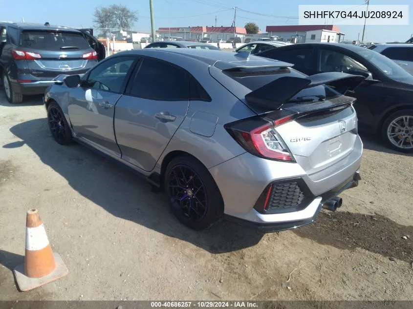 2018 Honda Civic Sport VIN: SHHFK7G44JU208924 Lot: 40686257