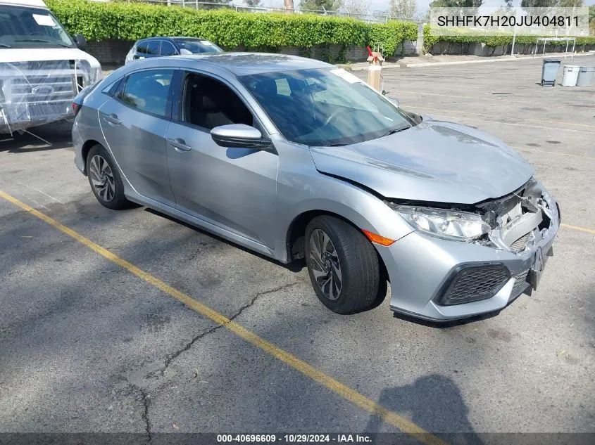 2018 Honda Civic Lx VIN: SHHFK7H20JU404811 Lot: 40696609