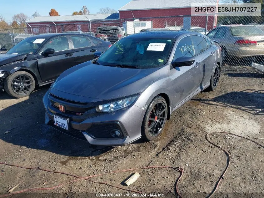 2HGFC1E58JH707227 2018 Honda Civic Si