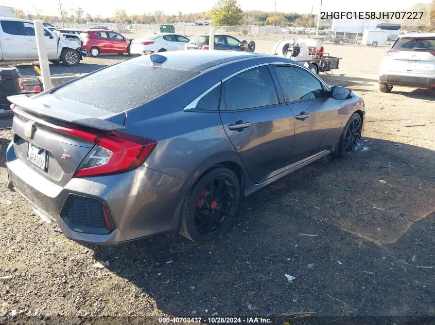 2HGFC1E58JH707227 2018 Honda Civic Si