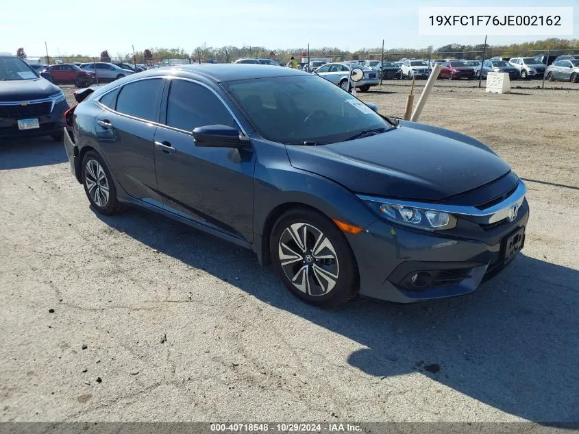 2018 Honda Civic Ex-L VIN: 19XFC1F76JE002162 Lot: 40718548