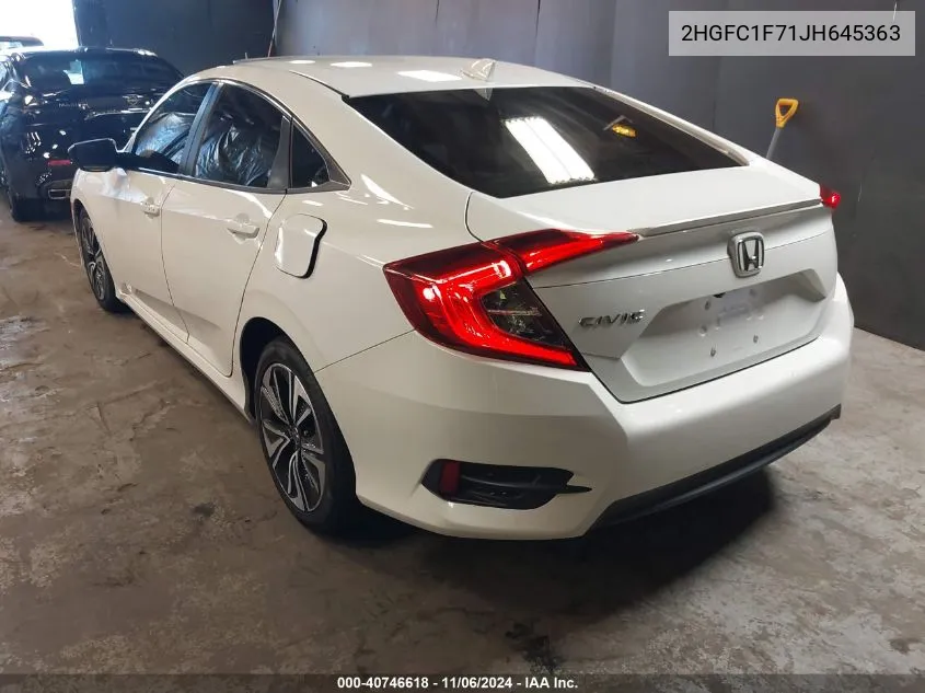 2018 Honda Civic Ex-L VIN: 2HGFC1F71JH645363 Lot: 40746618