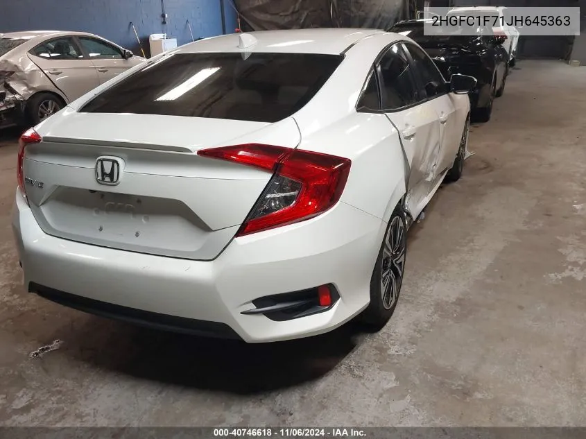 2018 Honda Civic Ex-L VIN: 2HGFC1F71JH645363 Lot: 40746618