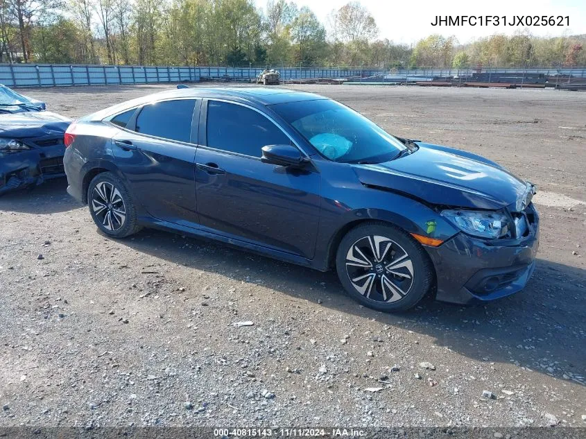 2018 Honda Civic Ex-T VIN: JHMFC1F31JX025621 Lot: 40815143