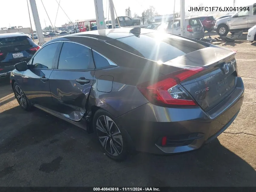 2018 Honda Civic Ex-L VIN: JHMFC1F76JX041994 Lot: 40843618