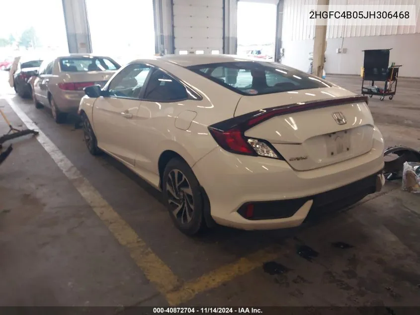 2018 Honda Civic Lx-P VIN: 2HGFC4B05JH306468 Lot: 40872704