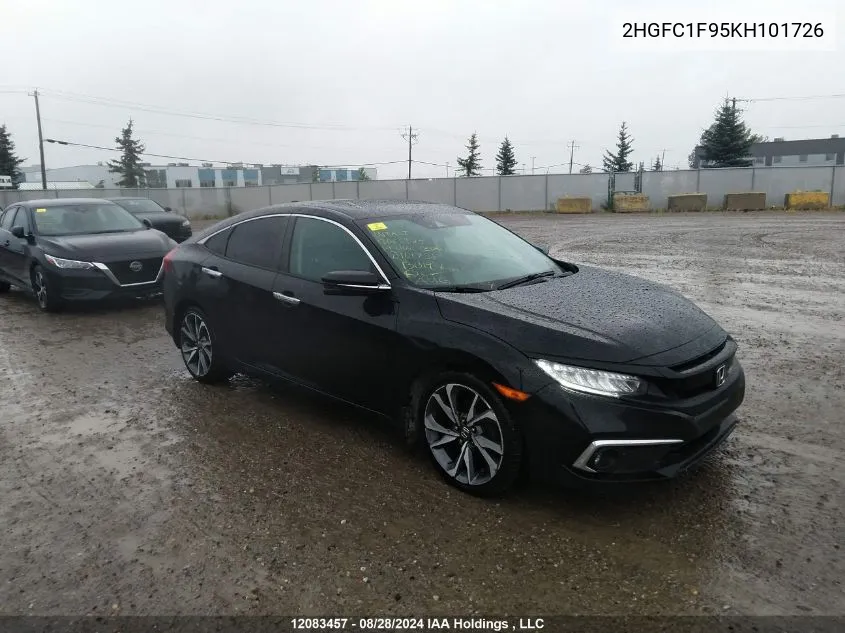 2019 Honda Civic Sedan VIN: 2HGFC1F95KH101726 Lot: 12083457