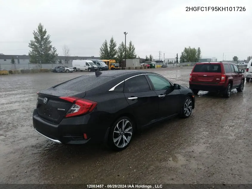 2019 Honda Civic Sedan VIN: 2HGFC1F95KH101726 Lot: 12083457