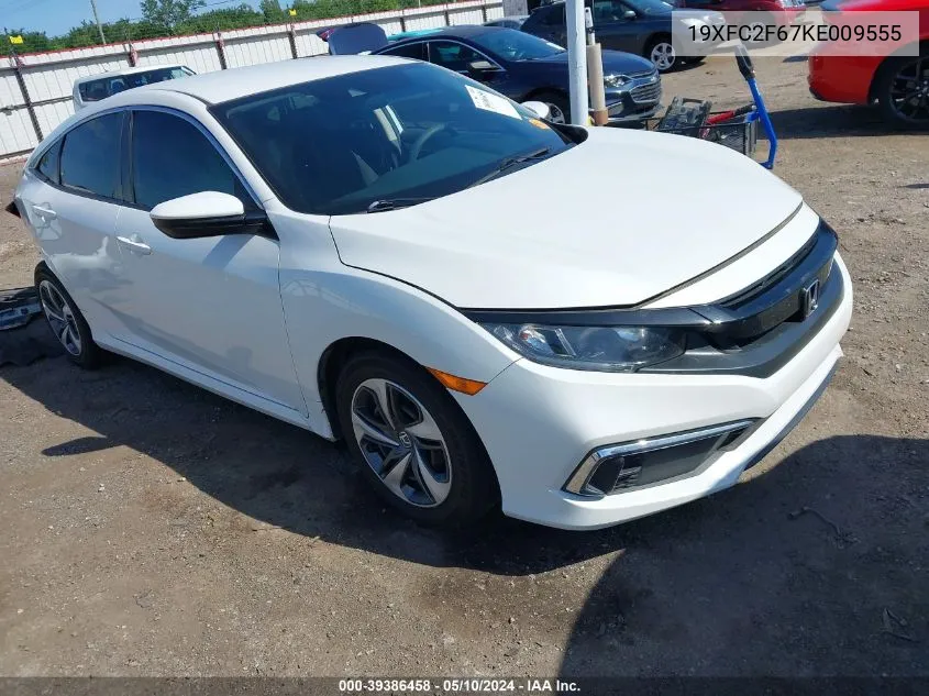 2019 Honda Civic Lx VIN: 19XFC2F67KE009555 Lot: 39386458